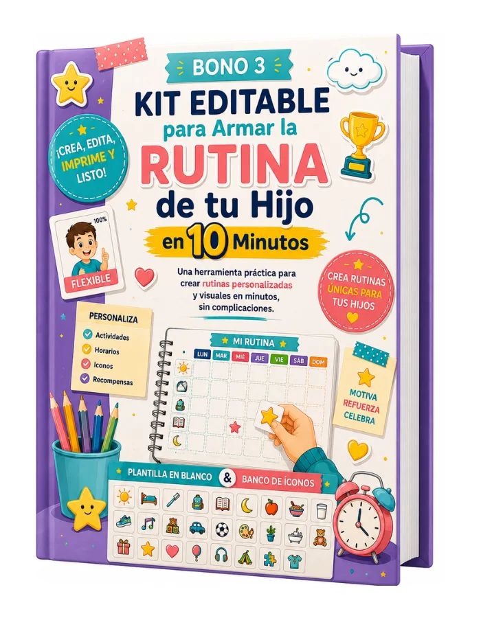 Mockup del bono 3: Kit Editable en 10 Minutos